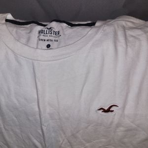 Hollister shirt white large mens
